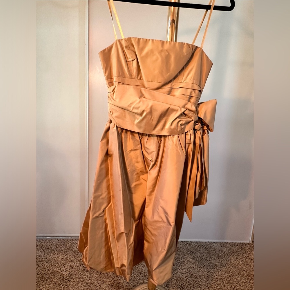 Very classy Tafeta dress from BCBG MaxAzria. Only for one event . Small